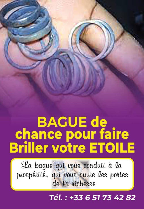 💰 Bague de Richesse & Chance – “Main d’Allada”