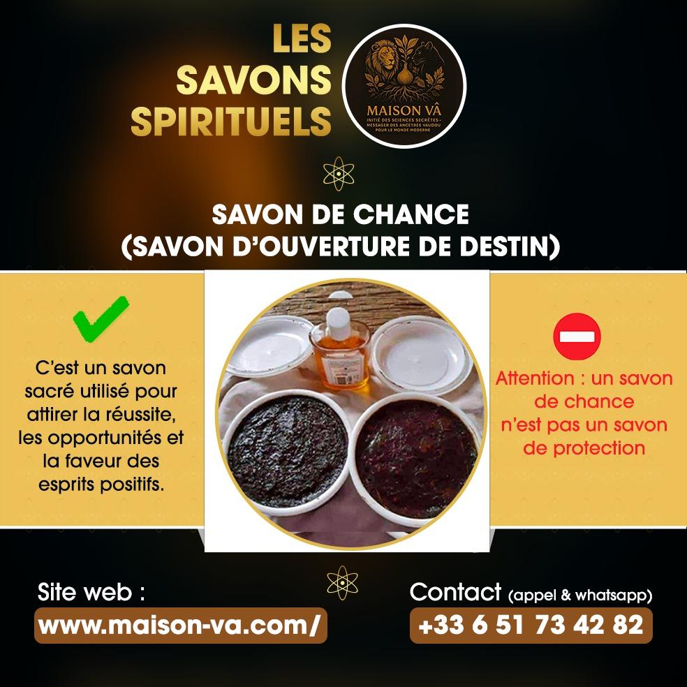 🌿 SAVON DE CHANCE & D’OUVERTURE DE DESTIN – MAISON VÂ 🌿